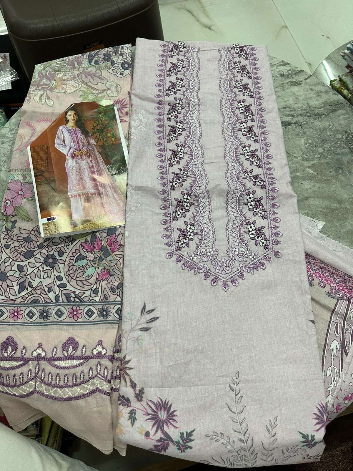 Falah Premium Cotton Collection Code - 26037 By Falah Designer Suits - 01 - 08 B