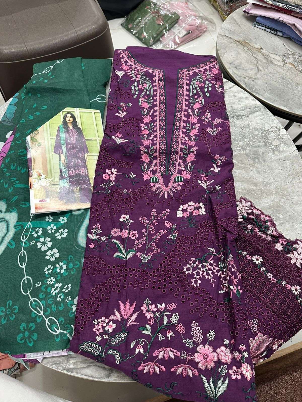 Falah Premium Cotton Collection Code - 26039 By Falah Designer Suits - 01 - 06 B