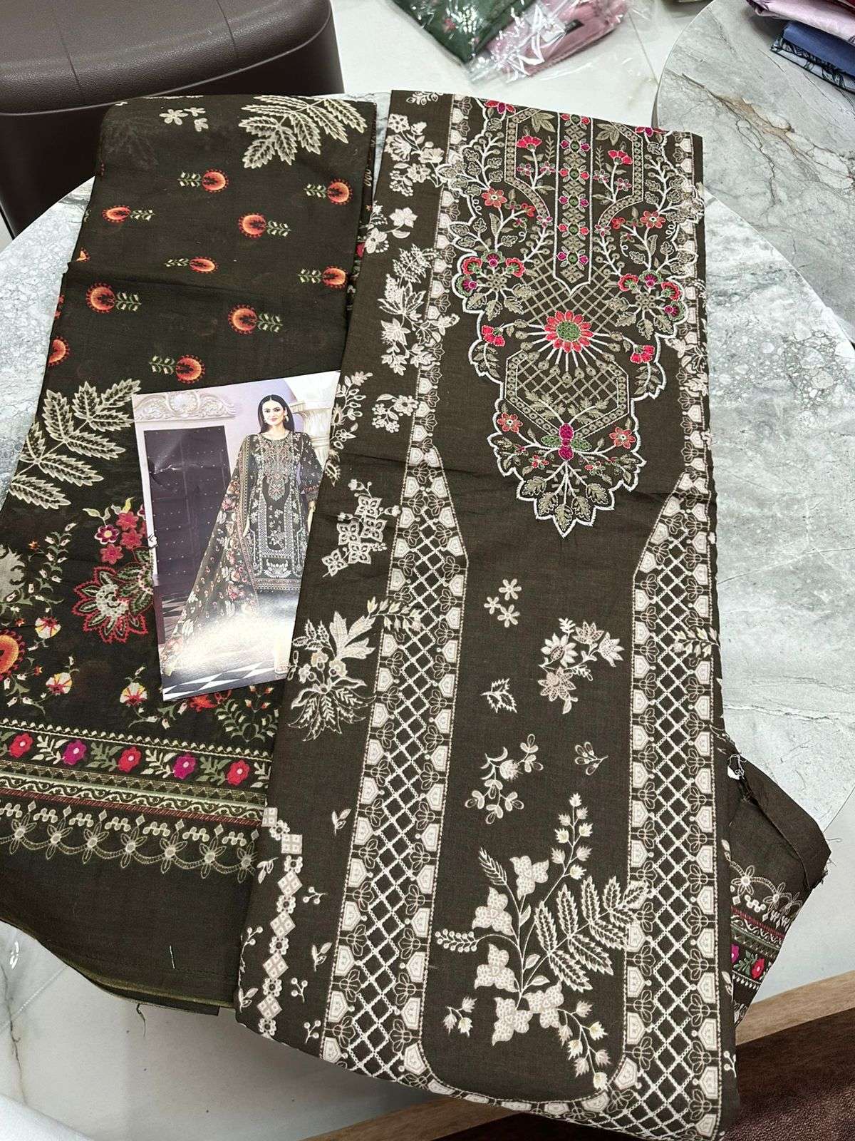 Falah Premium Cotton Collection Code - 26040 By Falah Designer Suits - 01