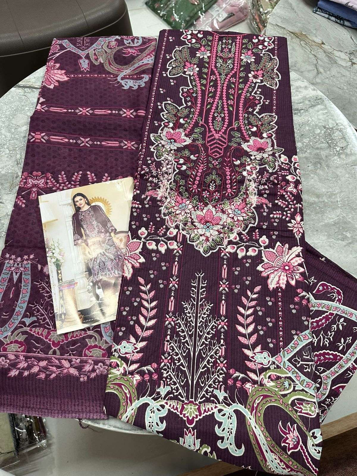 Falah Premium Cotton Collection Code - 26040 By Falah Designer Suits - 03