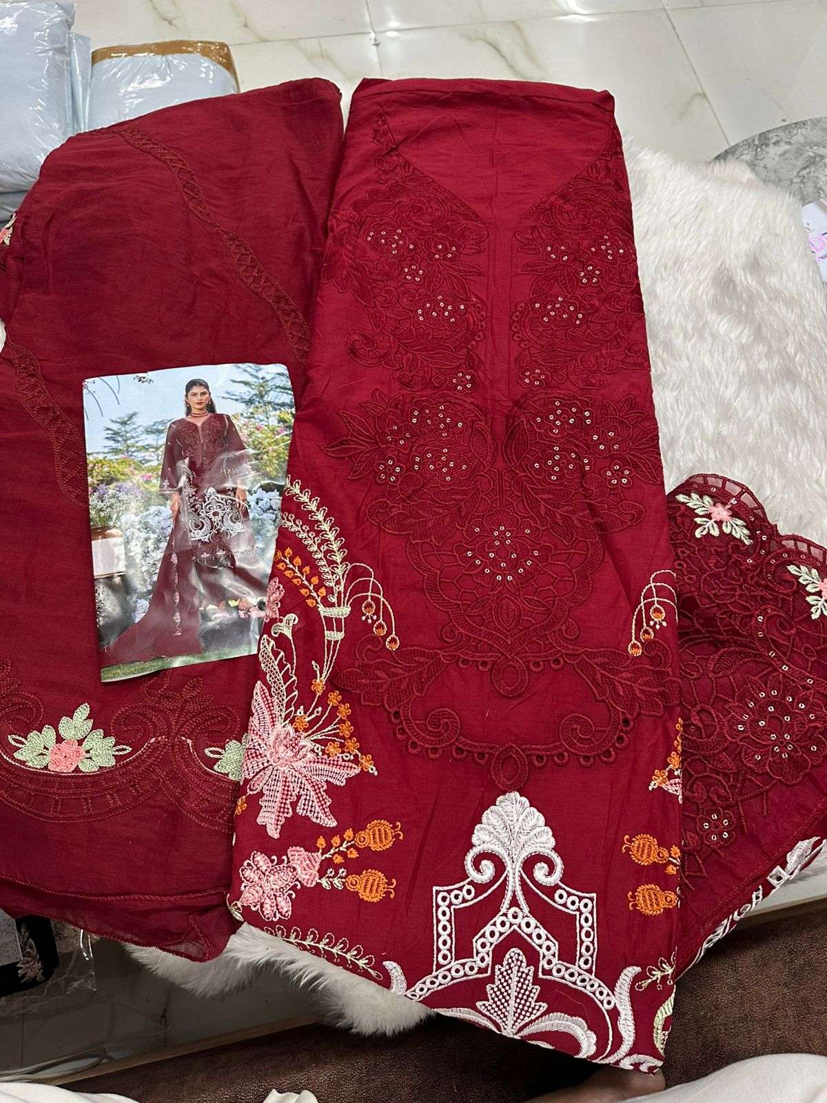 Falah Premium Cotton Collection Code - 26041 By Falah Designer Suits - 01