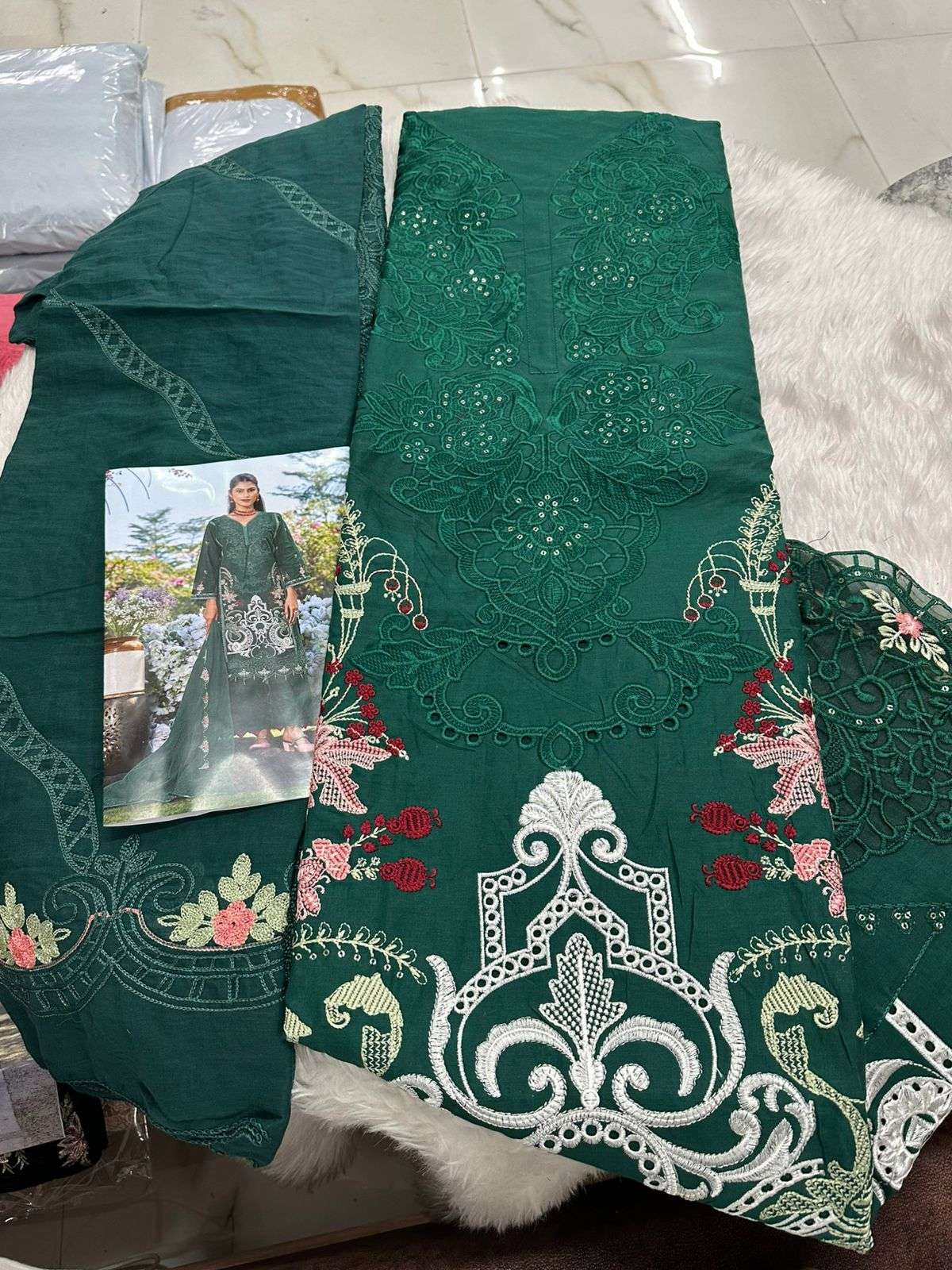 Falah Premium Cotton Collection Code - 26041 By Falah Designer Suits - 02