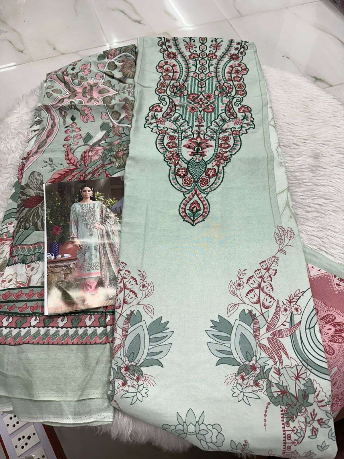 Falah Premium Cotton Collection Code - 26050 By Falah Designer Suits - 01