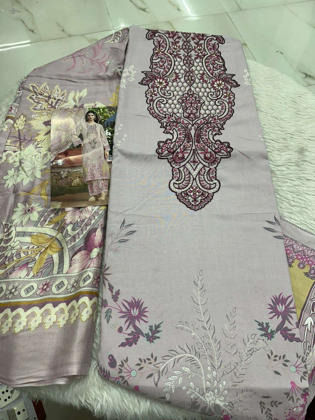 Falah Premium Cotton Collection Code - 26050 By Falah Designer Suits - 02