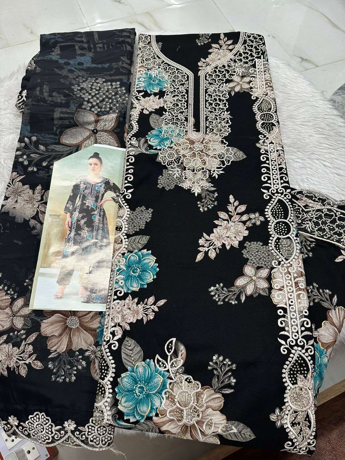 Falah Premium Cotton Collection Code - 26052 By Falah Designer Suits - 02