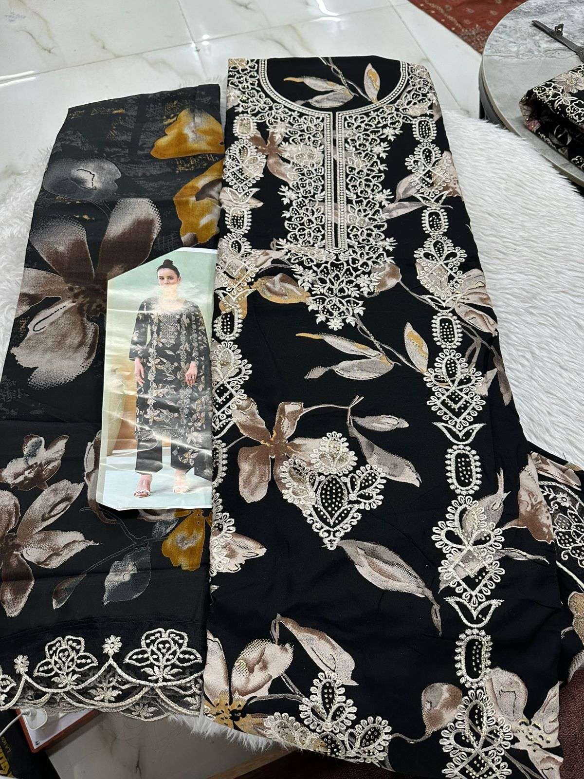 Falah Premium Cotton Collection Code - 26052 By Falah Designer Suits - 04