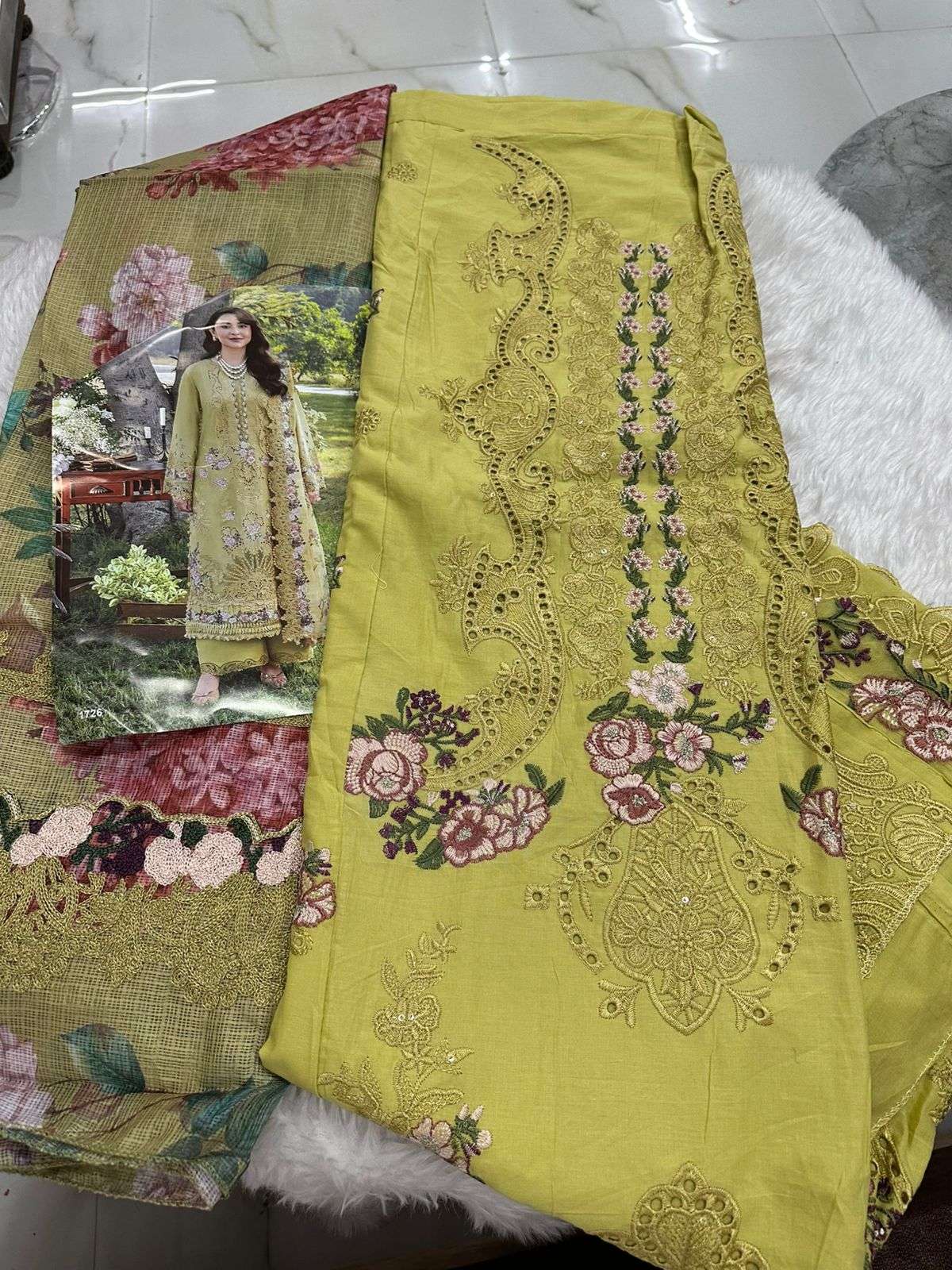 Falah Premium Cotton Collection Code - 26054 By Falah Designer Suits - 05