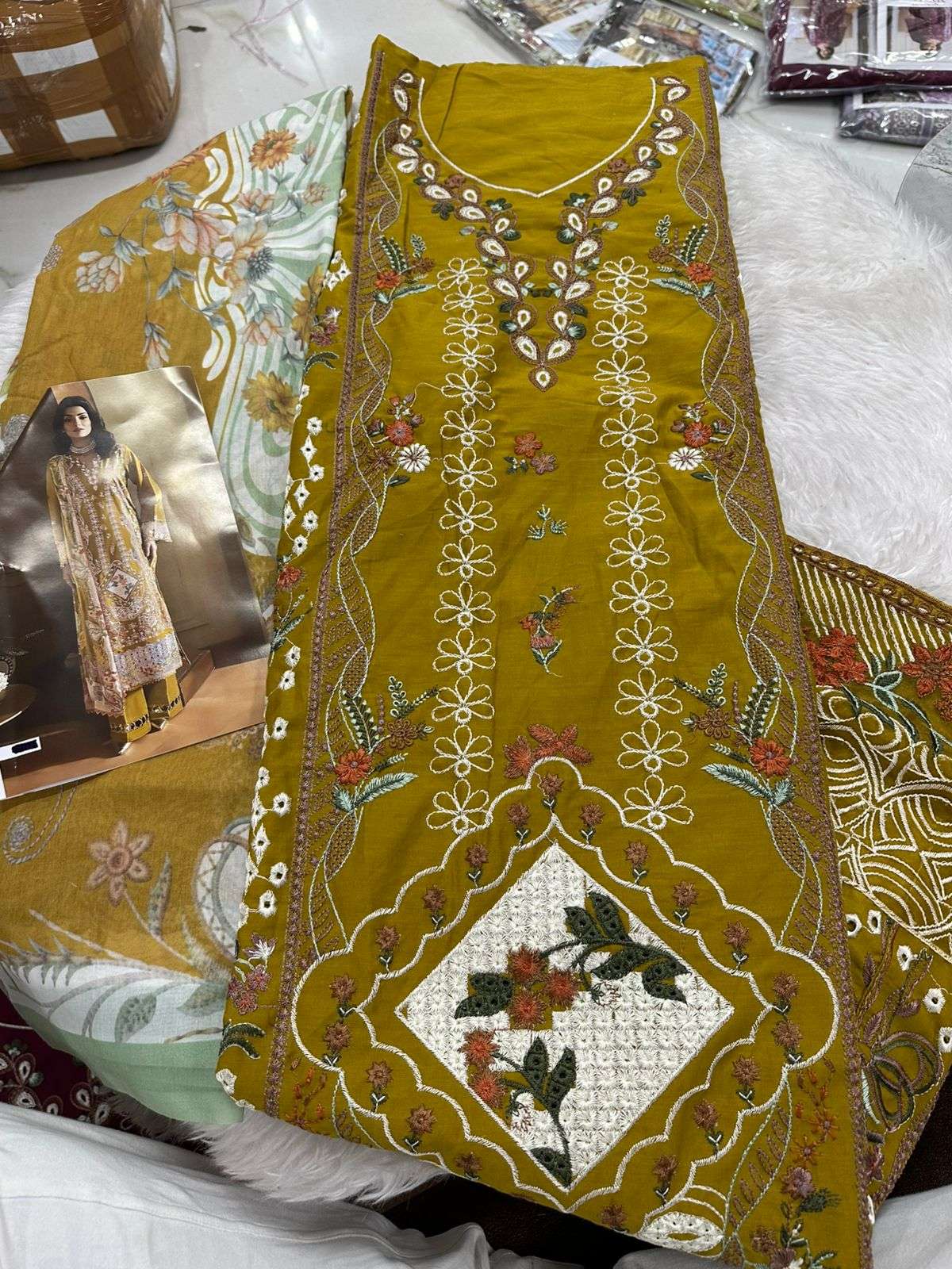 Falah Premium Cotton Collection Code - 26056 By Falah Designer Suit - 05