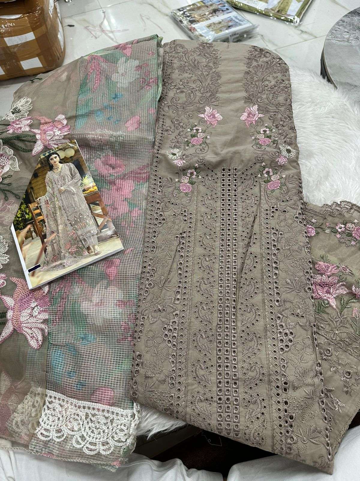 Falah Premium Cotton Collection Code - 26057 By Falah Designer Suits - 01