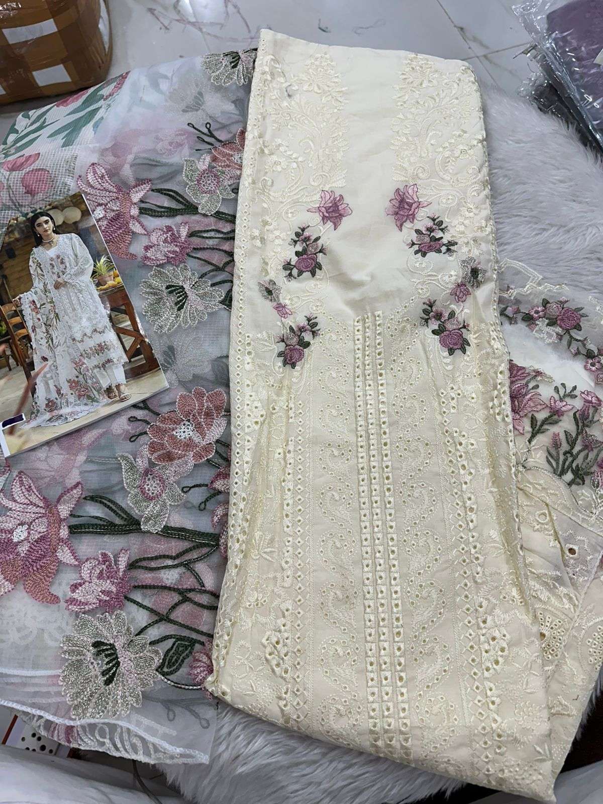 Falah Premium Cotton Collection Code - 26057 By Falah Designer Suits - 04