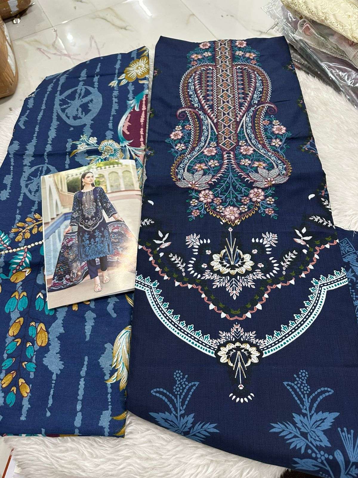 Falah Premium Cotton Collection Code - 26058 By Falah Designer Suits - 07