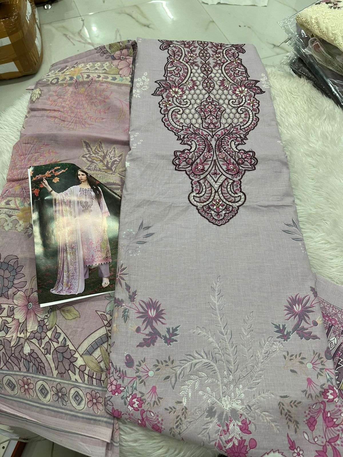 Falah Premium Cotton Collection Code - 26059 By Falah Designer Suits - 02