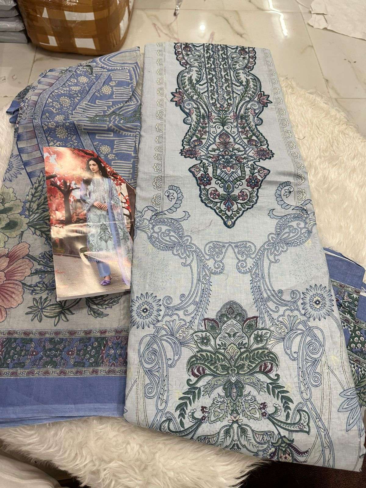 Falah Premium Cotton Collection Code - 26059 By Falah Designer Suits - 07