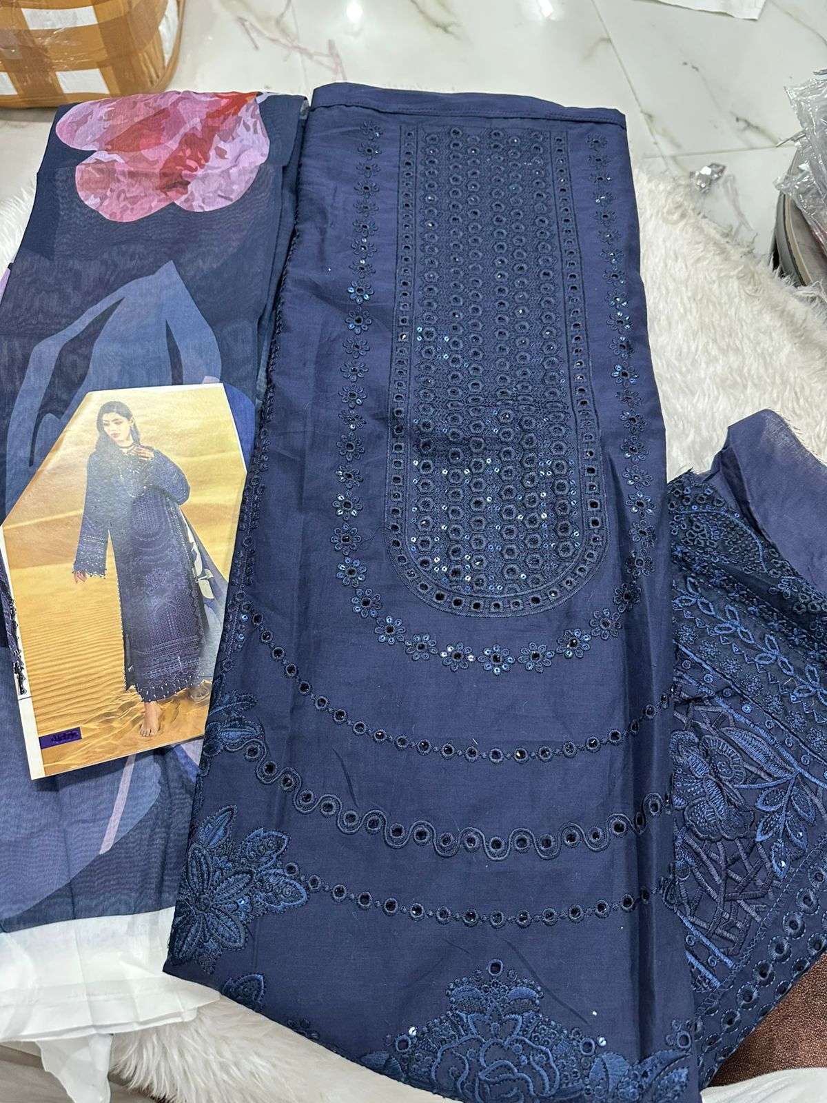 Falah Premium Cotton Collection Code - 26060 By Falah Designer Suits - 01