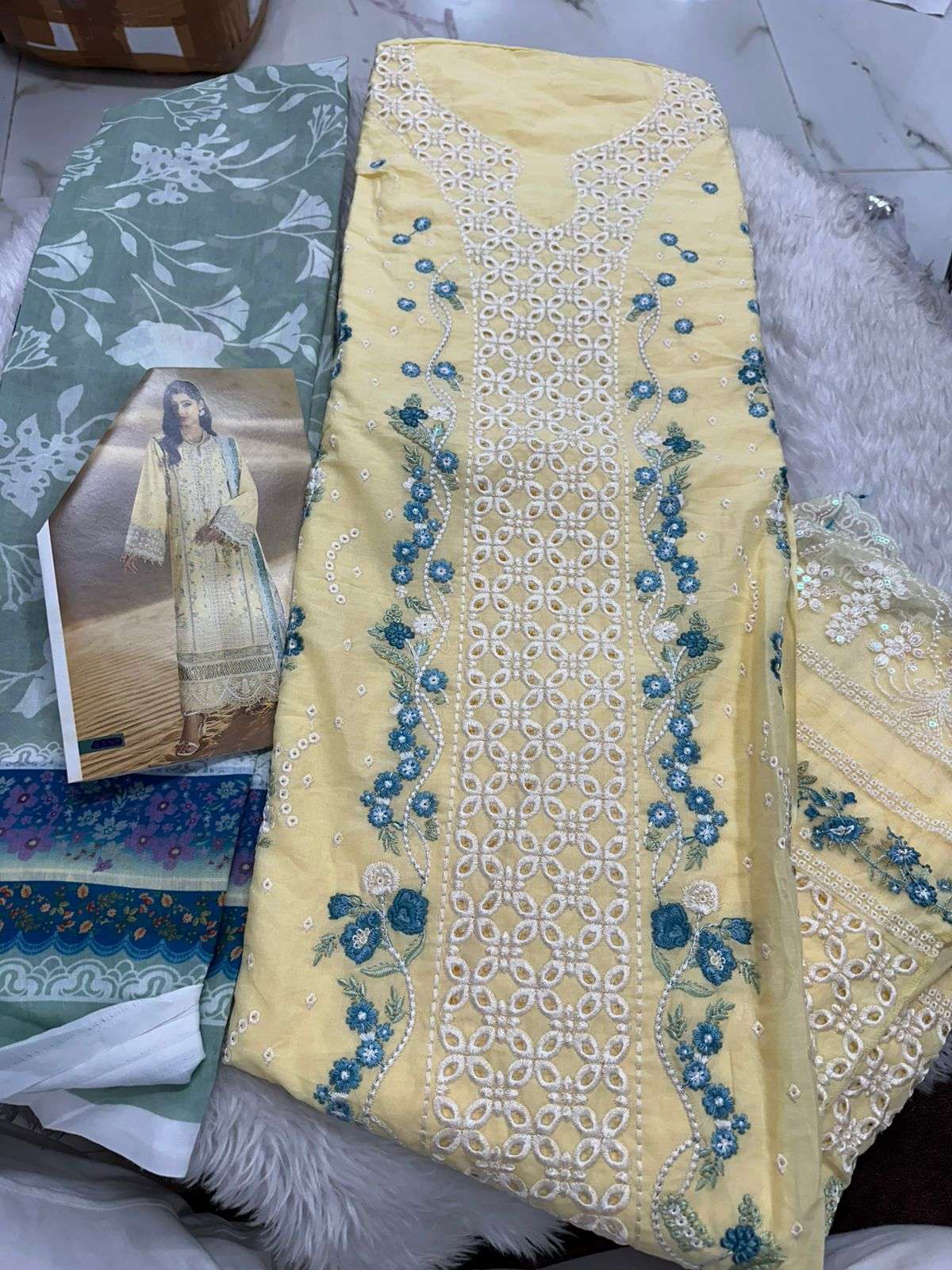 Falah Premium Cotton Collection Code - 26060 By Falah Designer Suits - 03