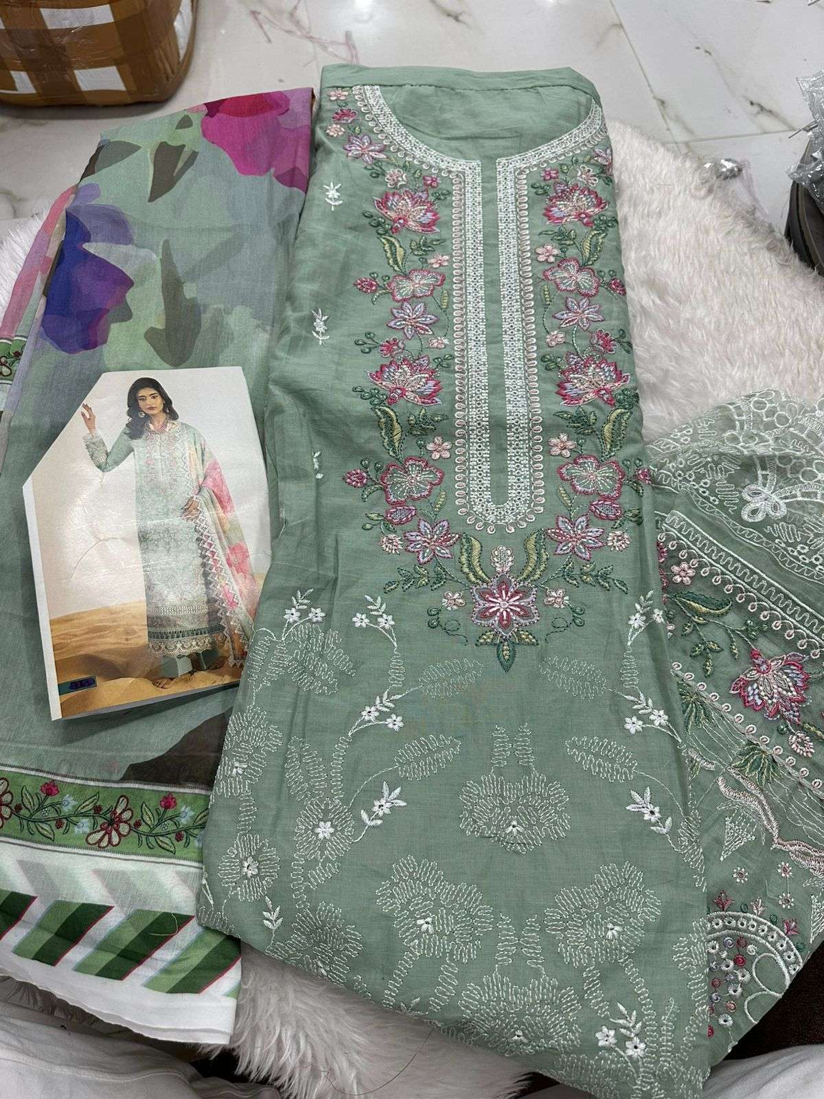 Falah Premium Cotton Collection Code - 26060 By Falah Designer Suits - 04