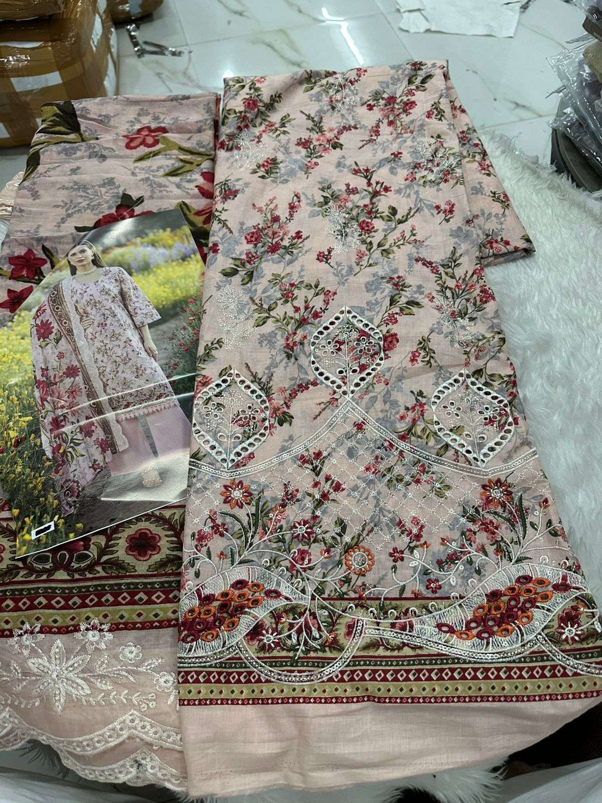 Falah Premium Cotton Collection Code - 26061 By Falah Designer Suits - 04