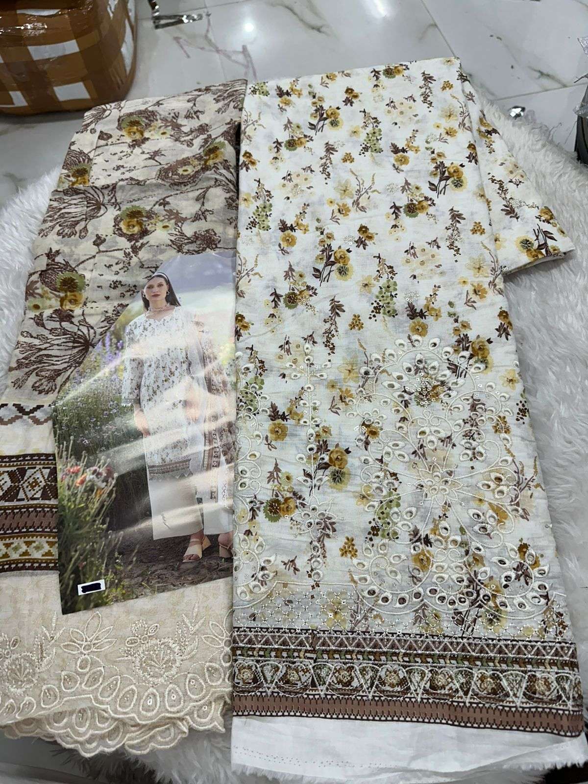 Falah Premium Cotton Collection Code - 26061 By Falah Designer Suits - 06