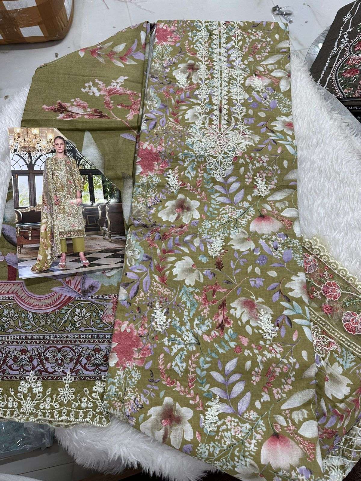 Falah Premium Cotton Collection Code - 26062 By Falah Designer Suits - 07