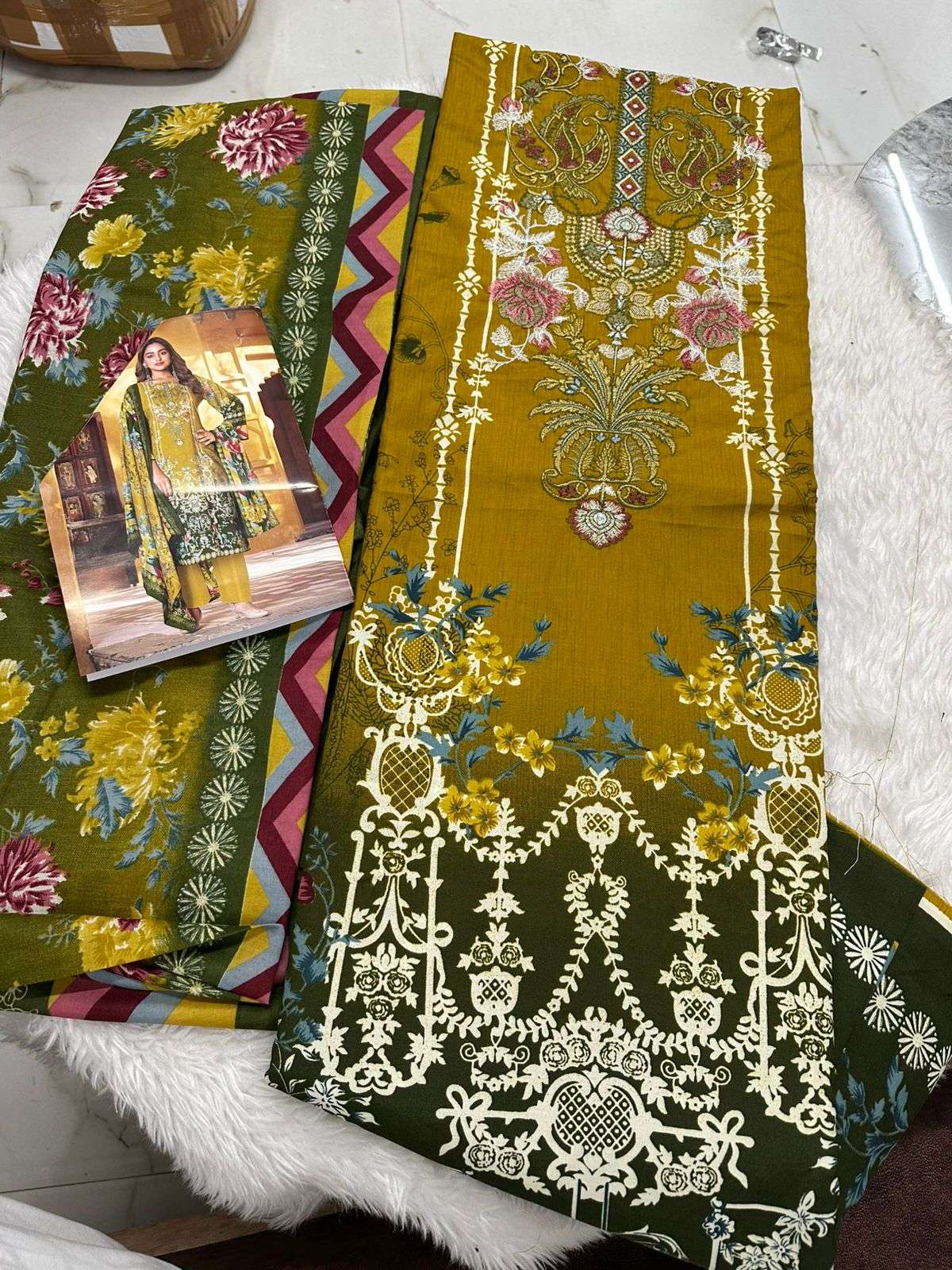 Falah Premium Cotton Collection Code - 26063 By Falah Designer Suits - 03