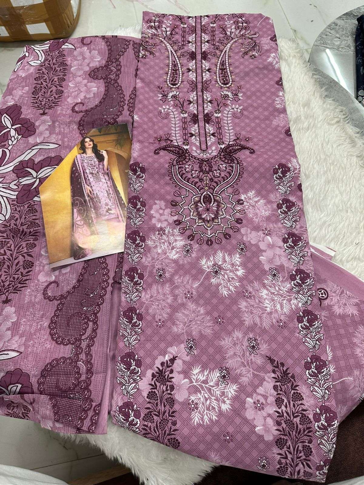 Falah Premium Cotton Collection Code - 26063 By Falah Designer Suits - 06