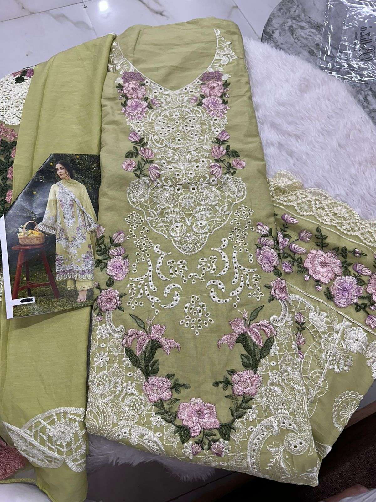 Falah Premium Cotton Collection Code - 26064 By Falah Designer Suits - 05