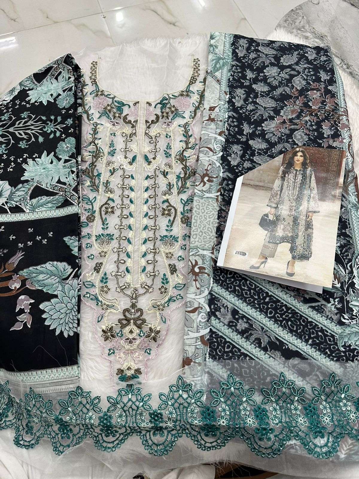 Falah Premium Cotton Collection Code - 26065 By Falah Designer Suits - 04