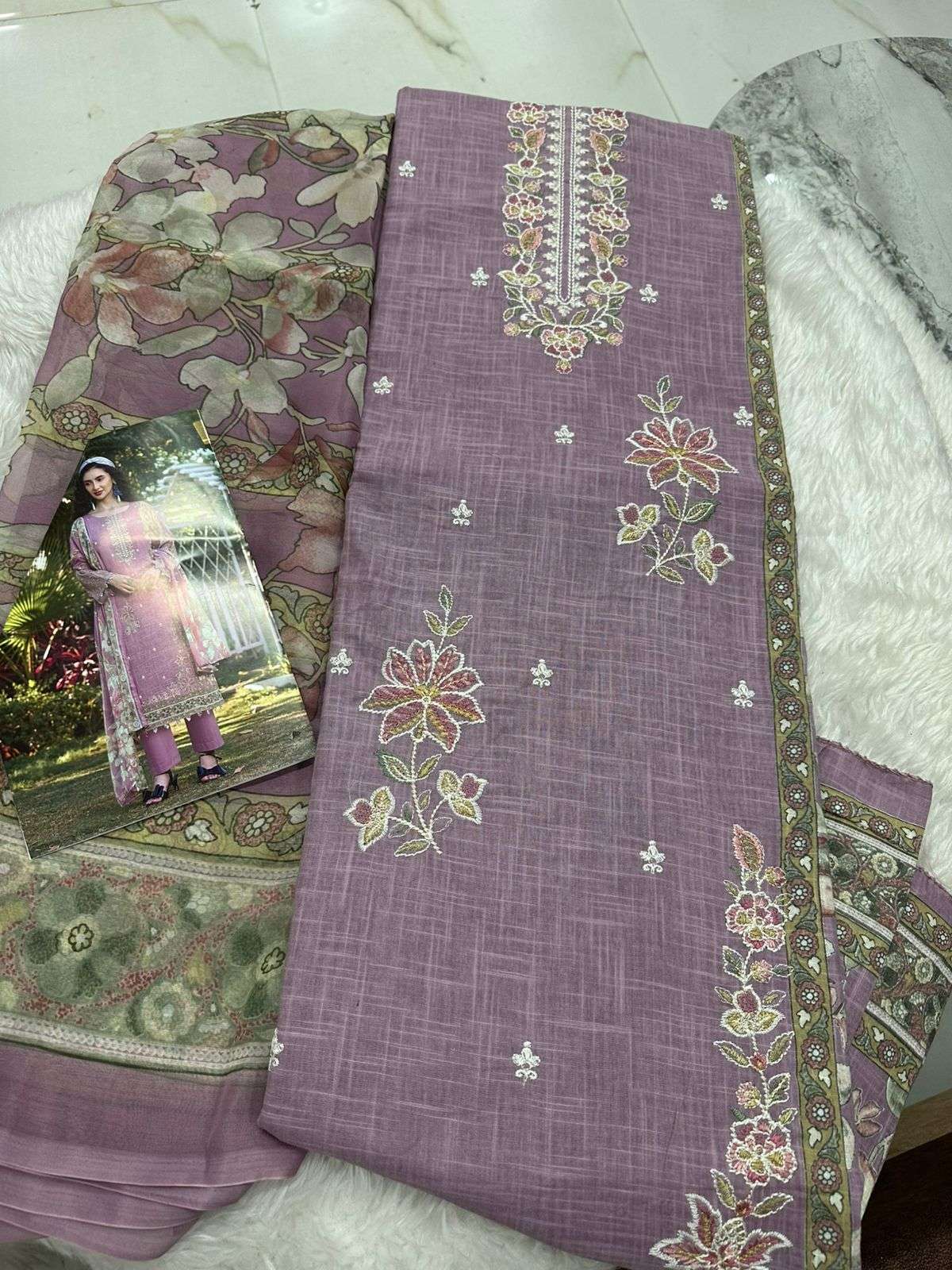 Falah Premium Cotton Collection Code - 26067 By Falah Designer Suits - 01