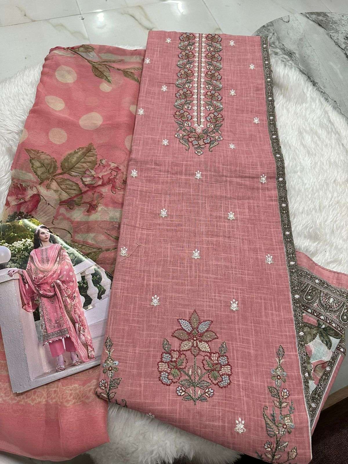 Falah Premium Cotton Collection Code - 26067 By Falah Designer Suits - 03