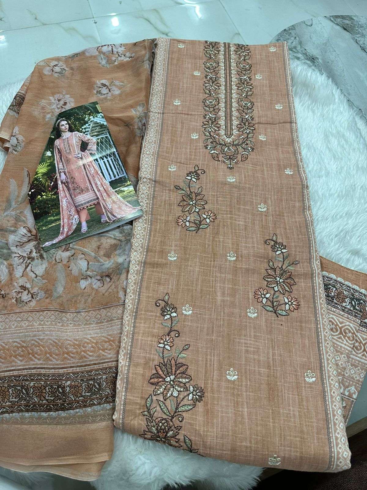 Falah Premium Cotton Collection Code - 26067 By Falah Designer Suits - 04