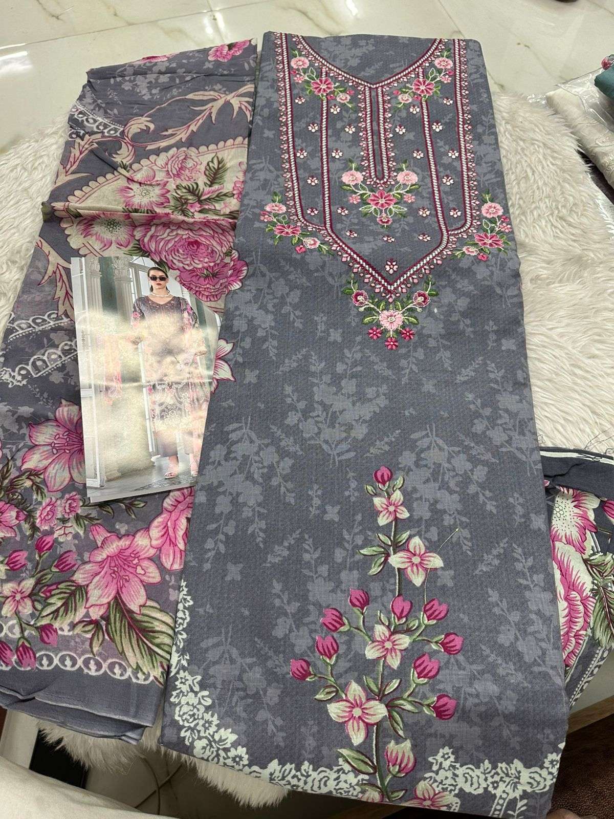 Falah Premium Cotton Collection Code - 26072 By Falah Designer Suits - 06