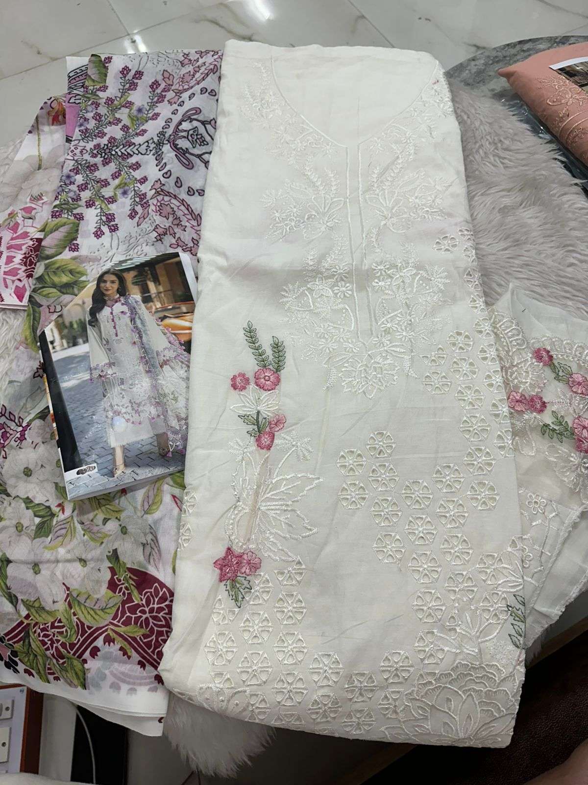 Falah Premium Cotton Collection Code - 26073 By Falah Designer Suits - 01