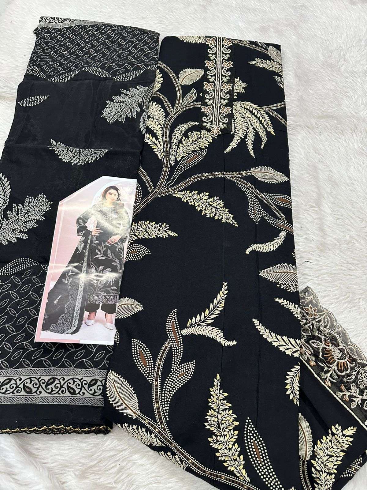Falah Premium Cotton Rayon Collection Code - 26004 By Falah Designer Suits - 03