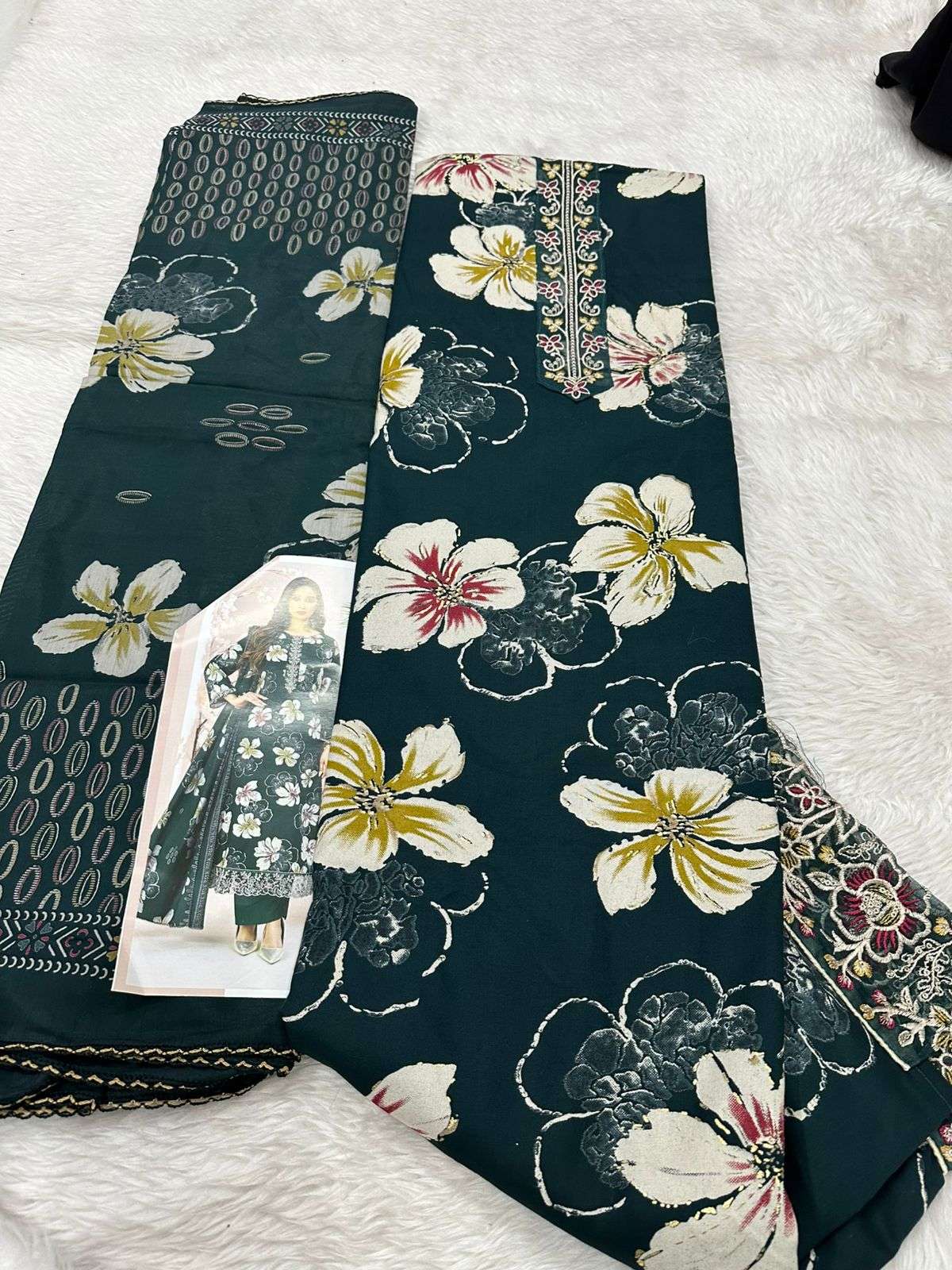 Falah Premium Cotton Rayon Collection Code - 26004 By Falah Designer Suits - 06