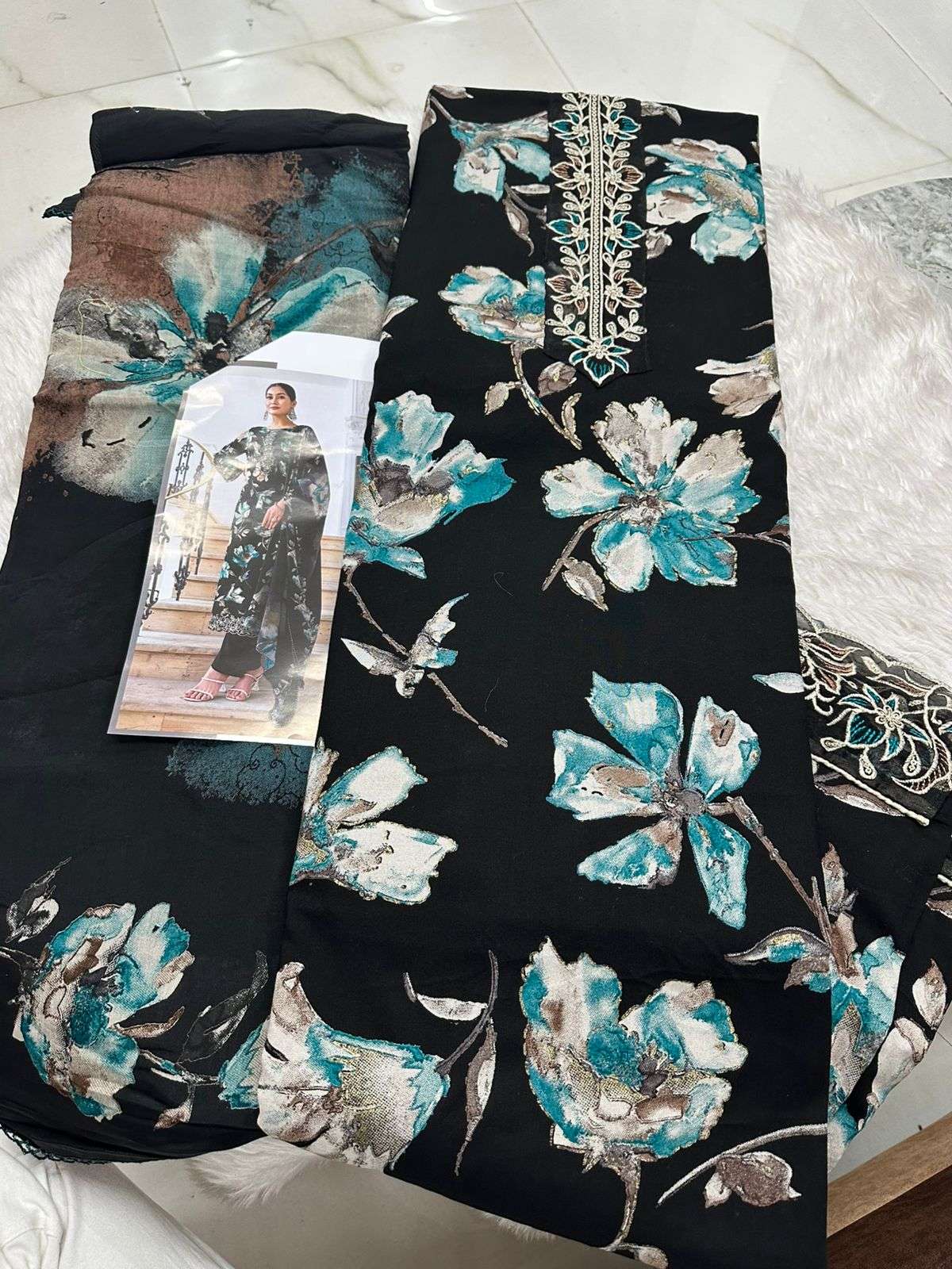 Falah Premium Cotton Rayon Collection Code - 26070 By Falah Designer - 02