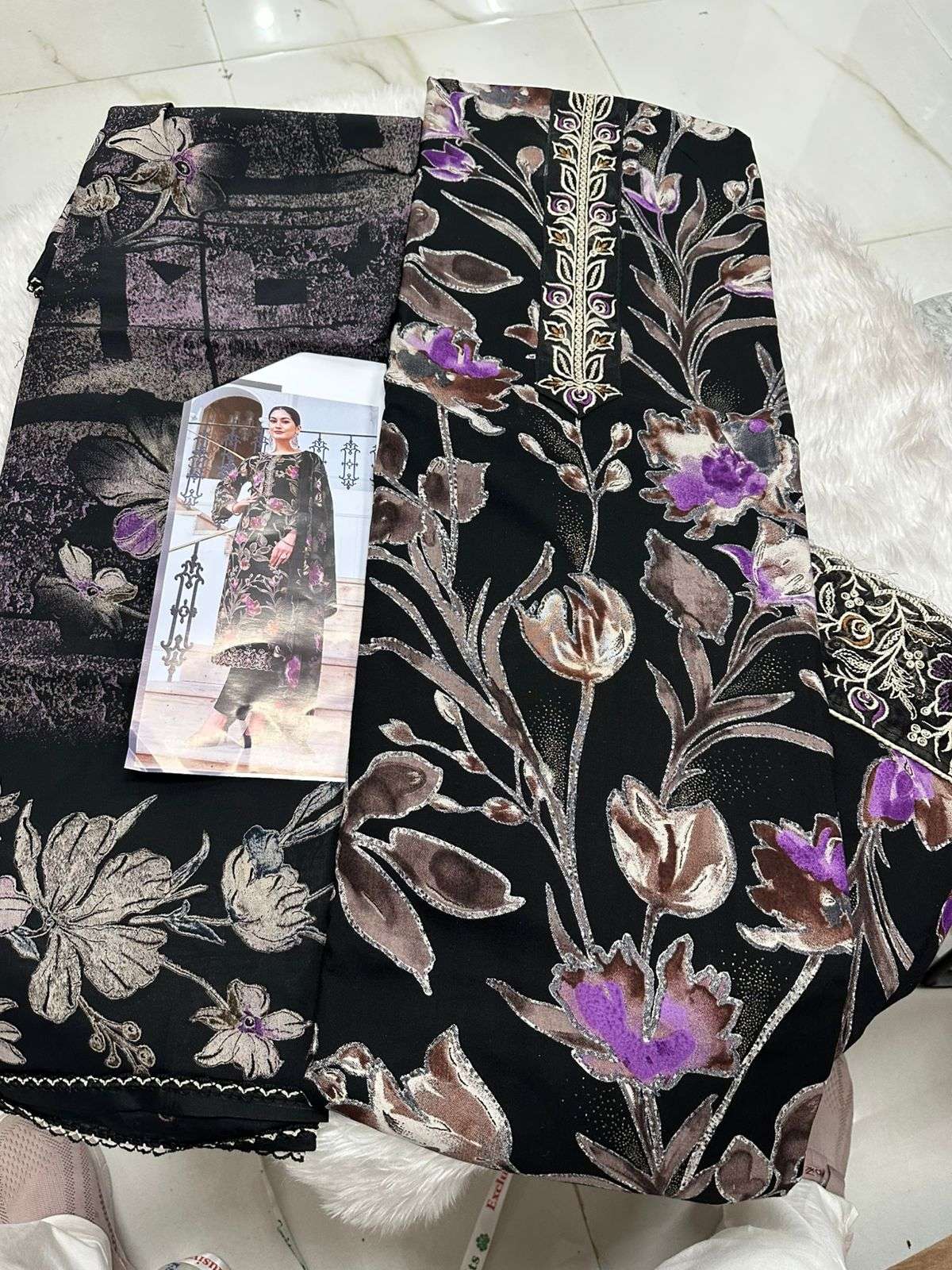 Falah Premium Cotton Rayon Collection Code - 26070 By Falah Designer - 06