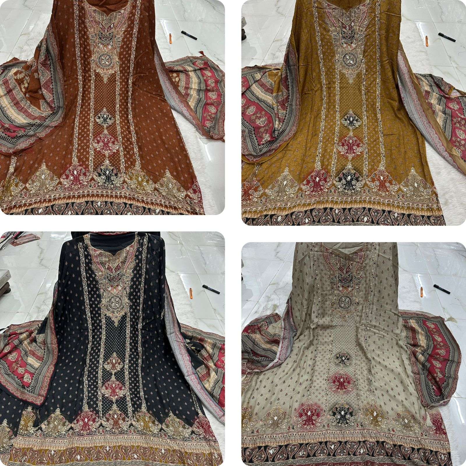 Falah Premium Maslin Collection Code - 26026 By Falah Designer - 01 - 04