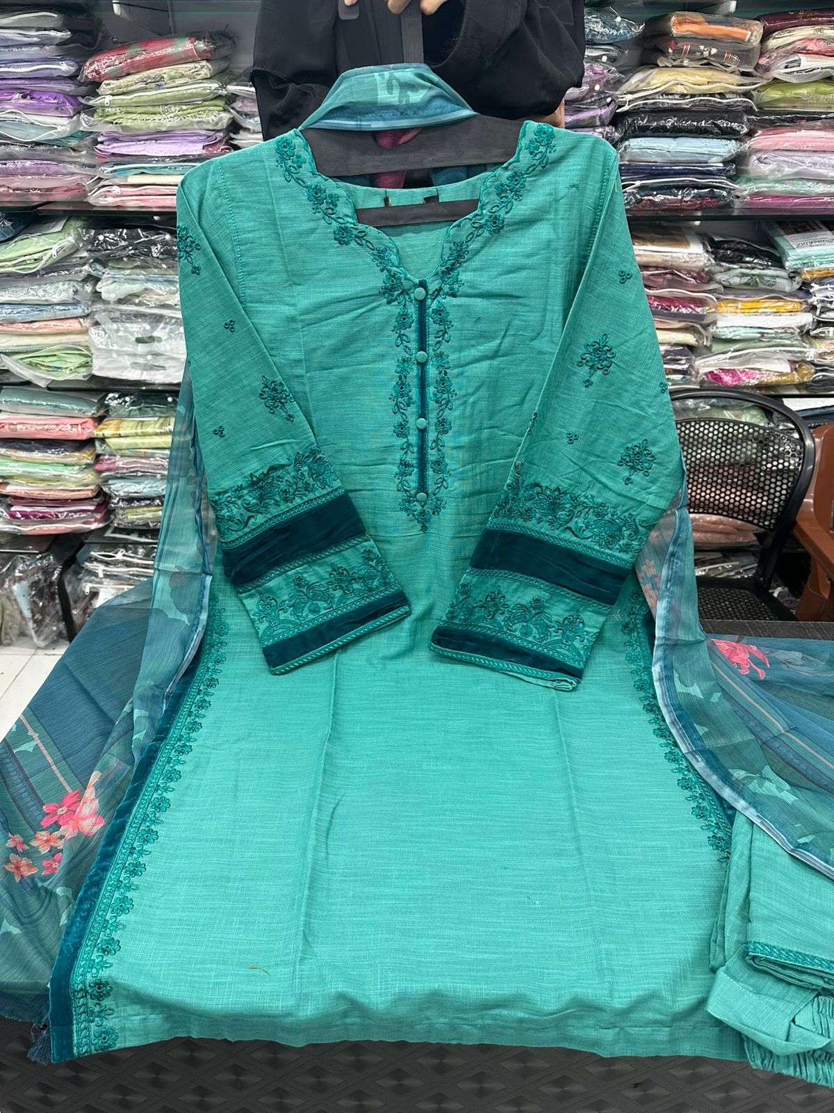 FESTIVE COTTON CO-ORDS BY SADABAHAR-06