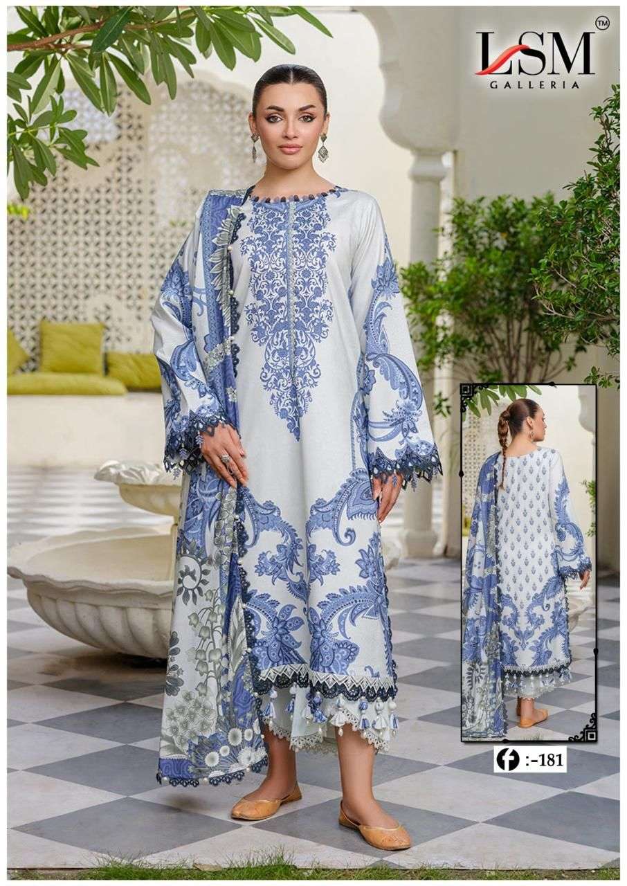 FIRDOUS QUEEN EXCLUSIVE HEAVY LAWN VOL - 18 READYMADE BY LSM - 01