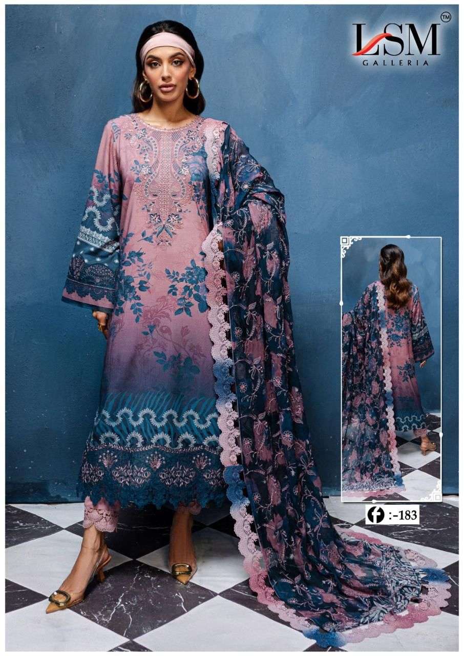 FIRDOUS QUEEN EXCLUSIVE HEAVY LAWN VOL - 18 READYMADE BY LSM - 03