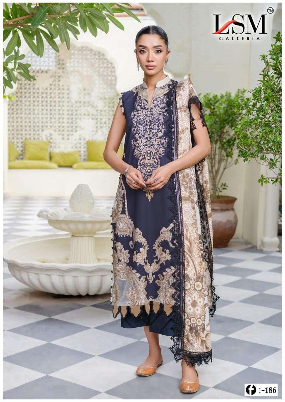 FIRDOUS QUEEN EXCLUSIVE HEAVY LAWN VOL - 18 READYMADE BY LSM - 06