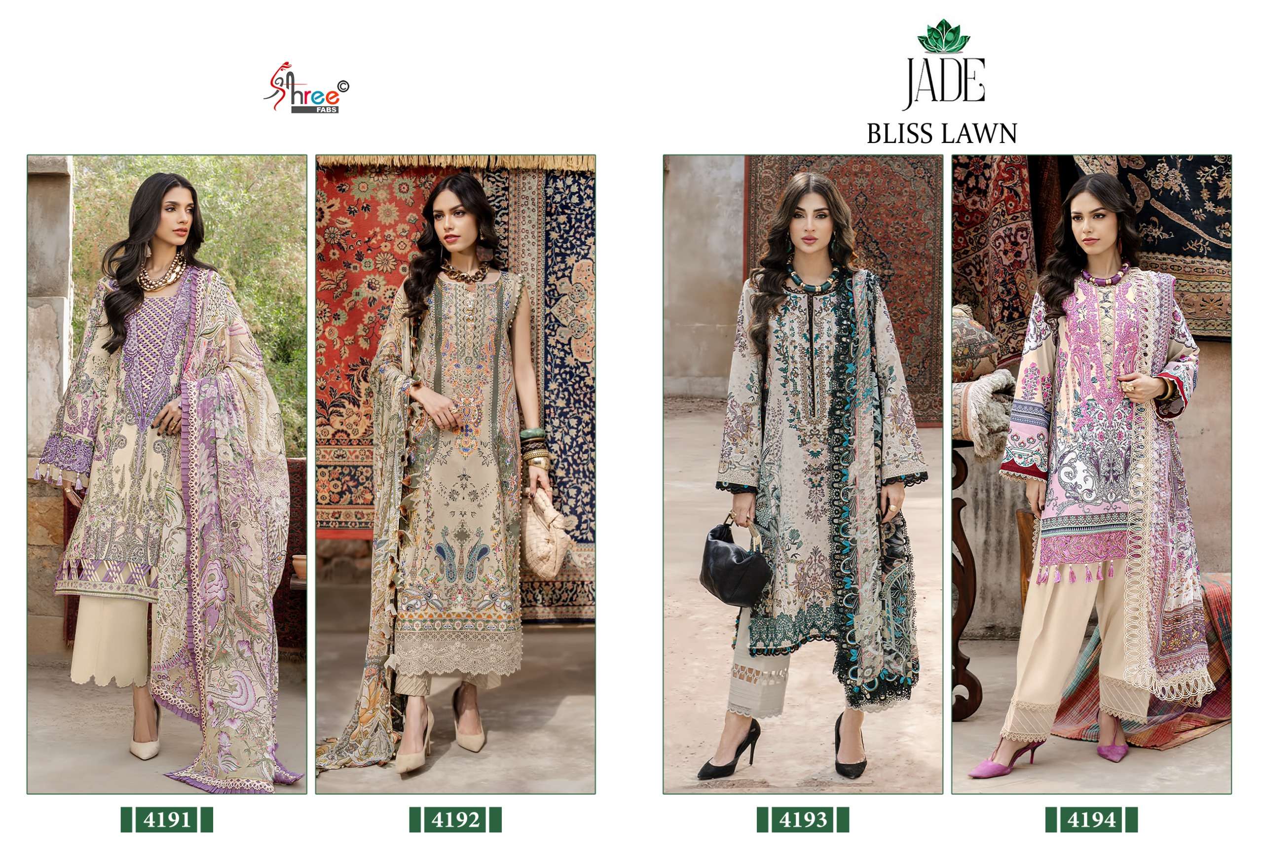 JADE BLISS LAWN BY SHREE FABS - 01 - 04 A