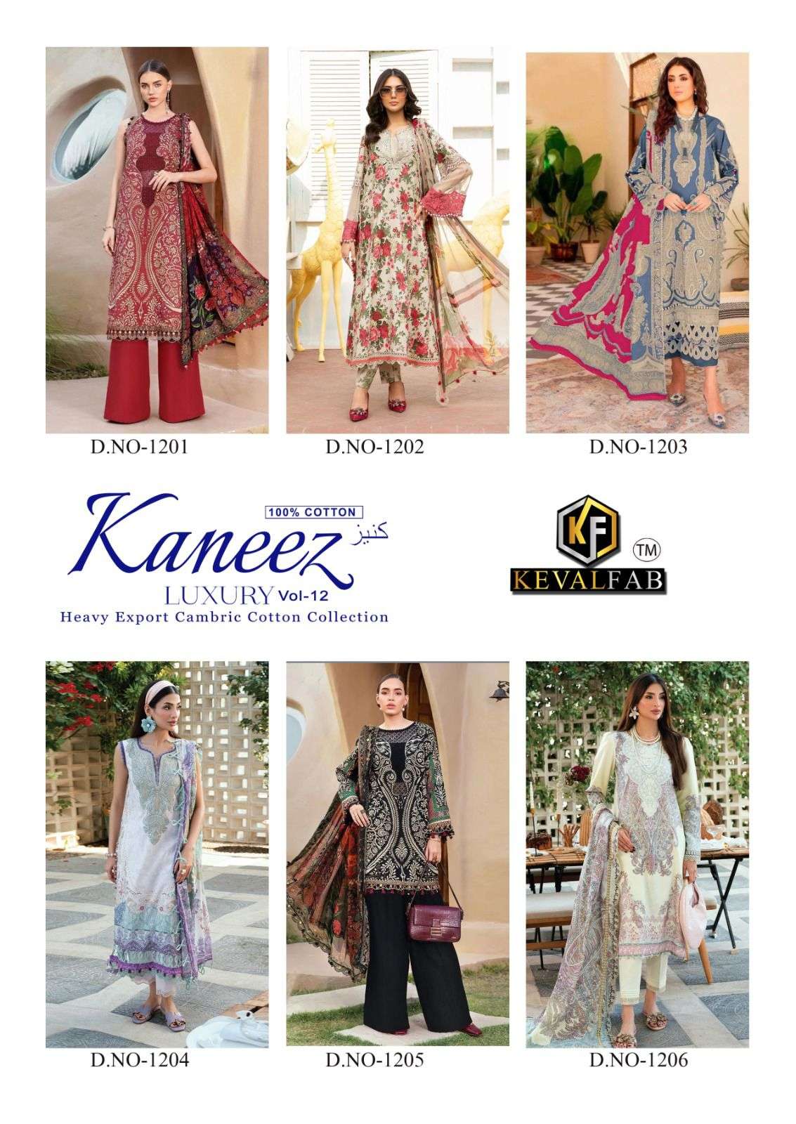 KANEEZ VOL - 12 BY KEVAL FAB - 01 - 06
