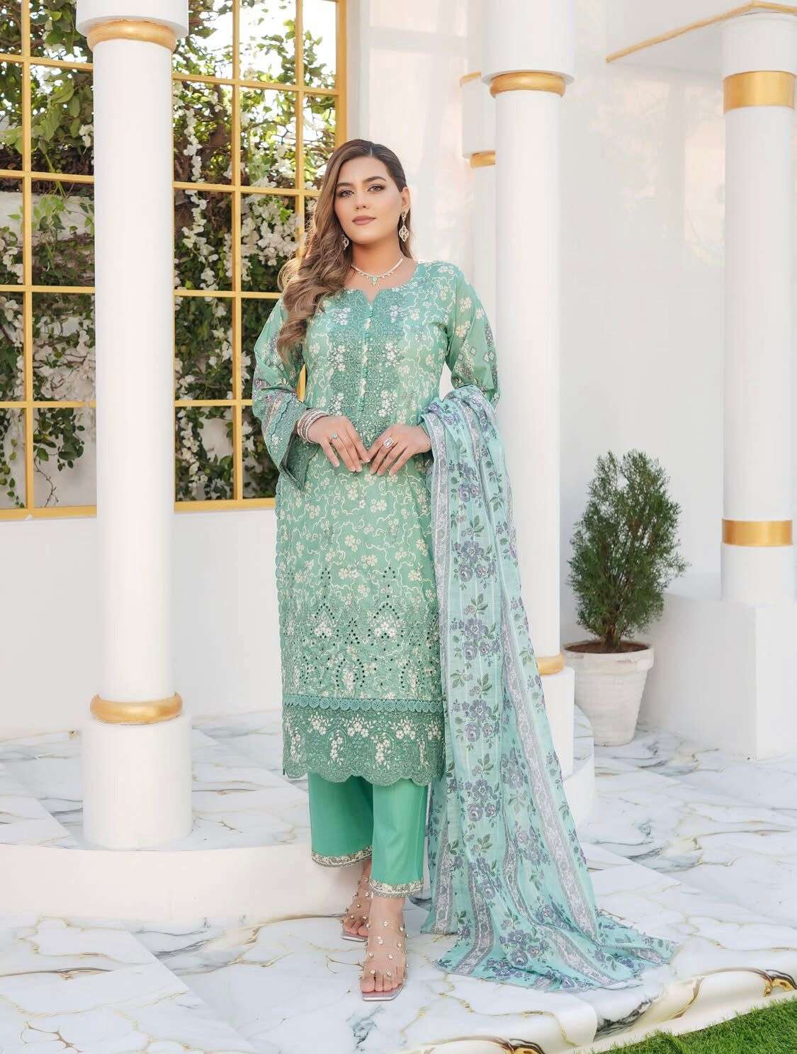 MUNIRA DESIGNERS LAWN BY RTW-10