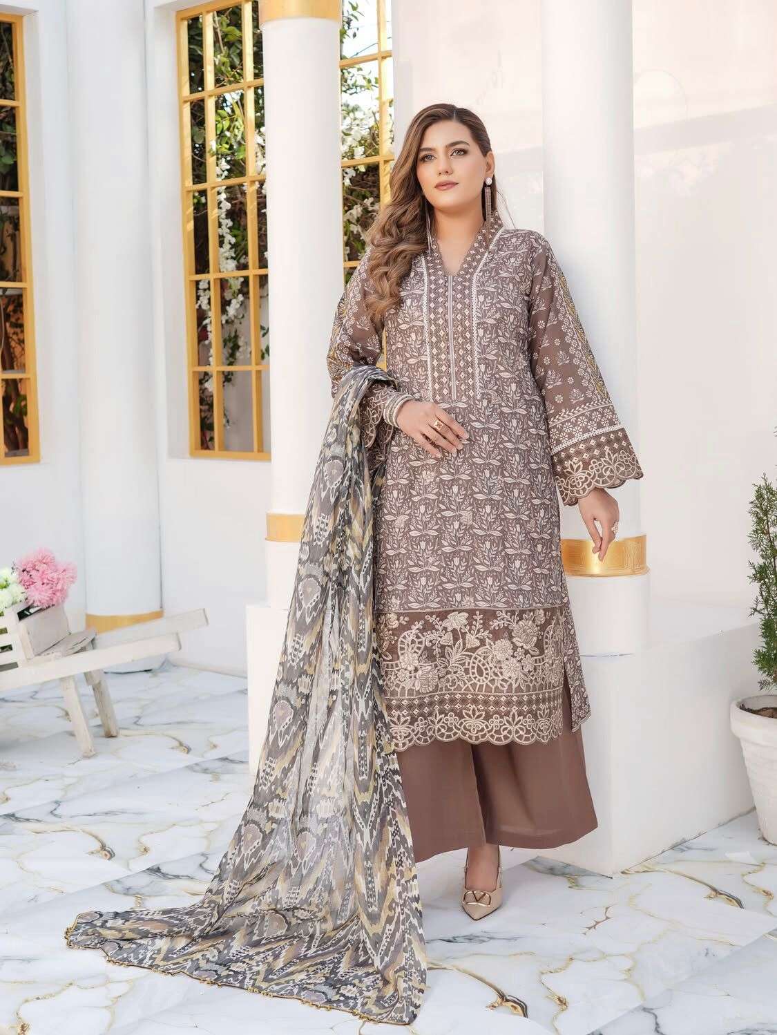 MUNIRA DESIGNERS LAWN BY RTW-12