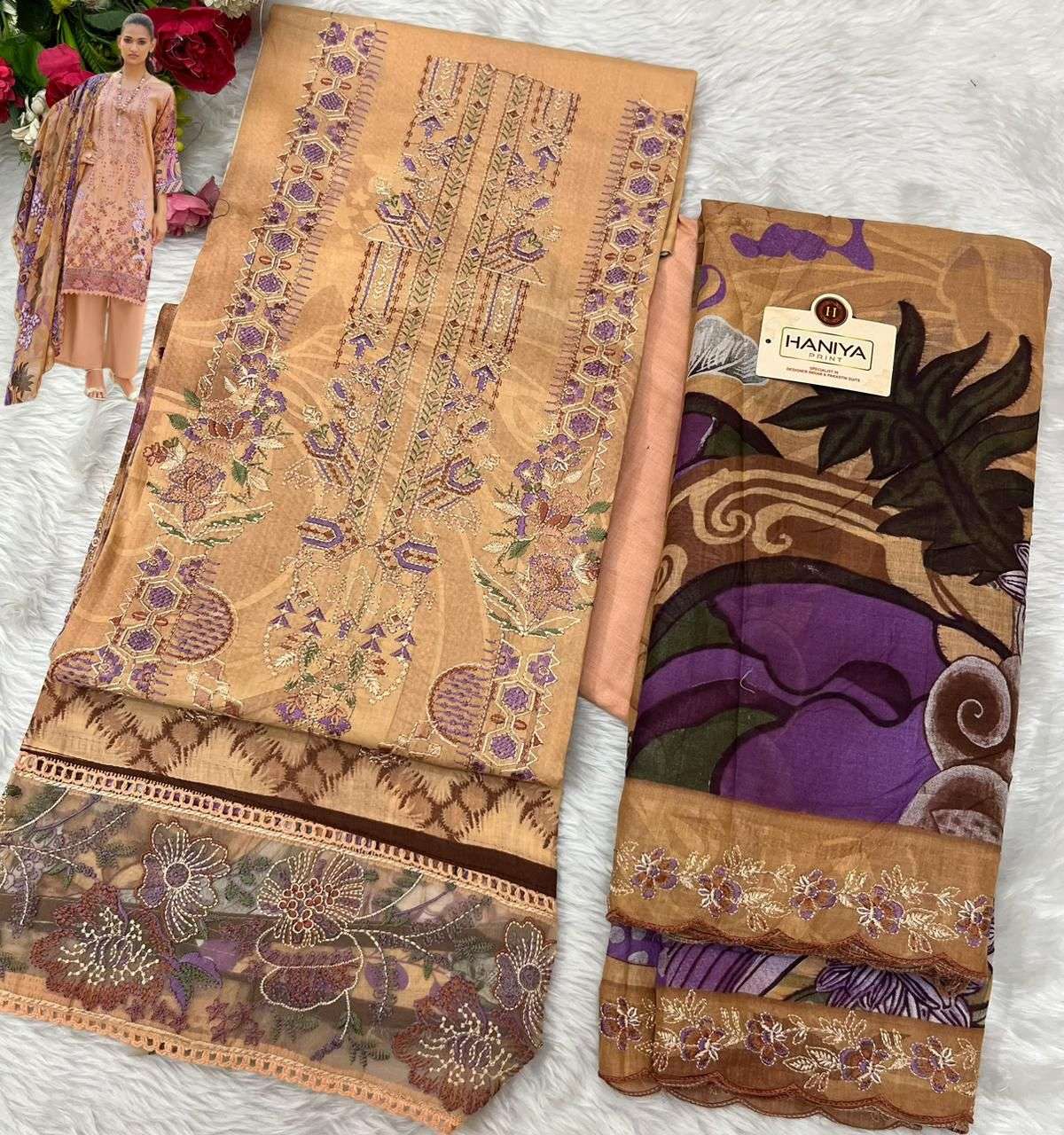 NUSHRAT BY HANIYA PRINT - 01