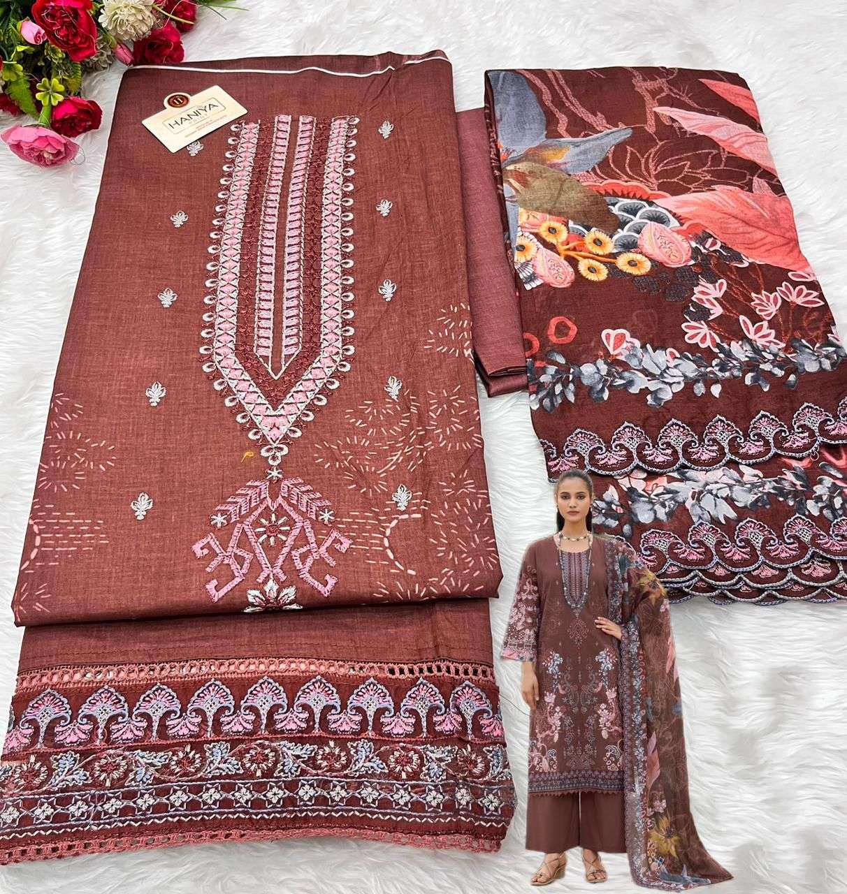 NUSHRAT BY HANIYA PRINT - 06