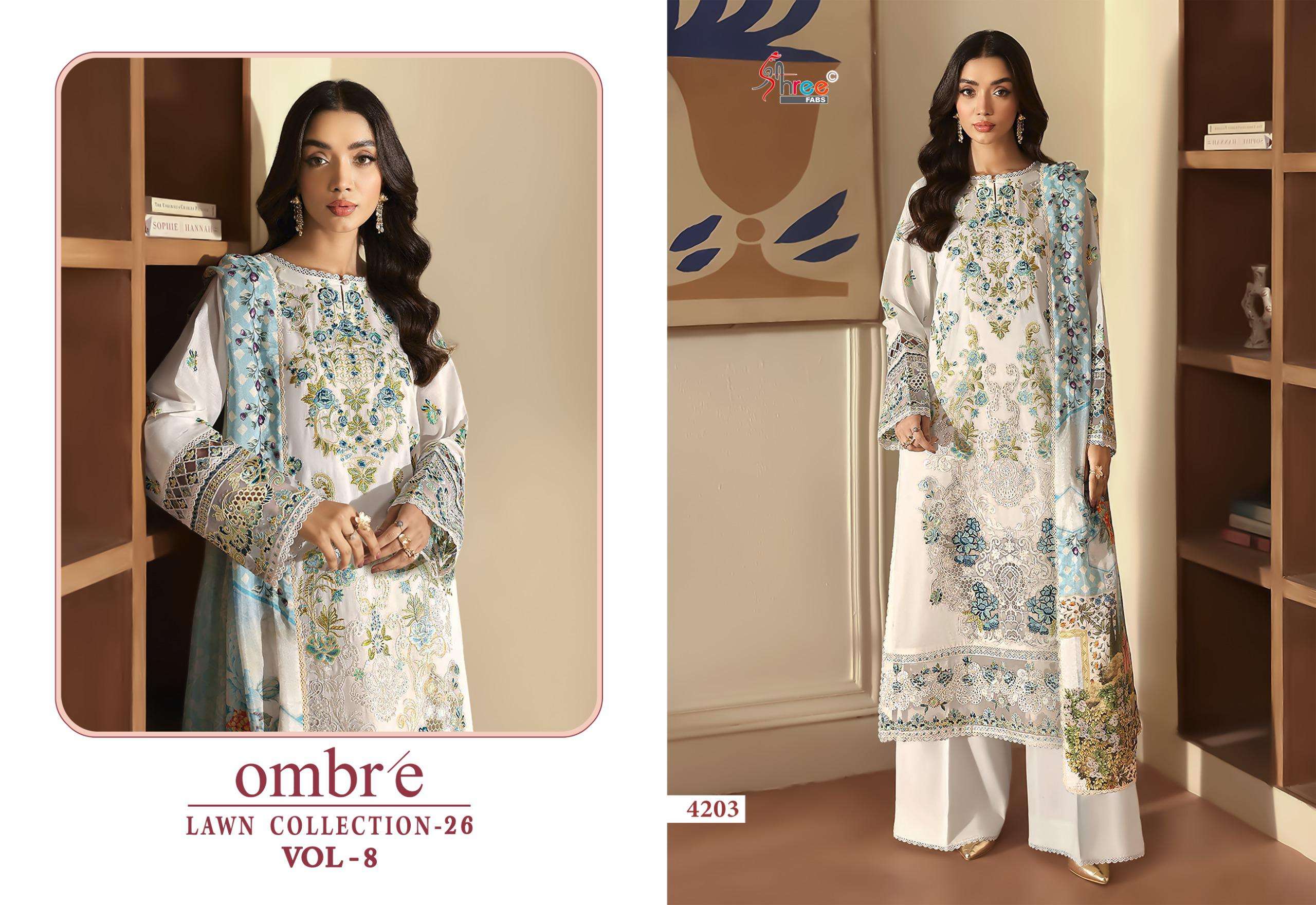 OMBRE LAWN COLLECTION VOL - 08 BY SHREE FABS - 03