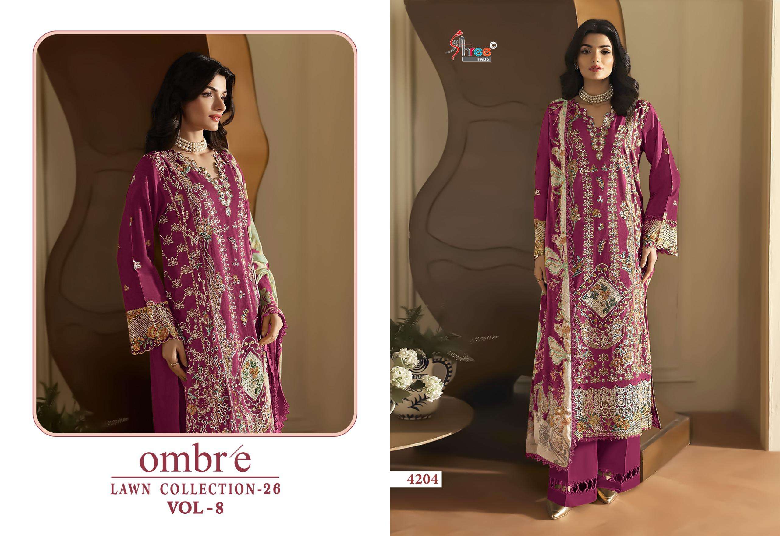 OMBRE LAWN COLLECTION VOL - 08 BY SHREE FABS - 04