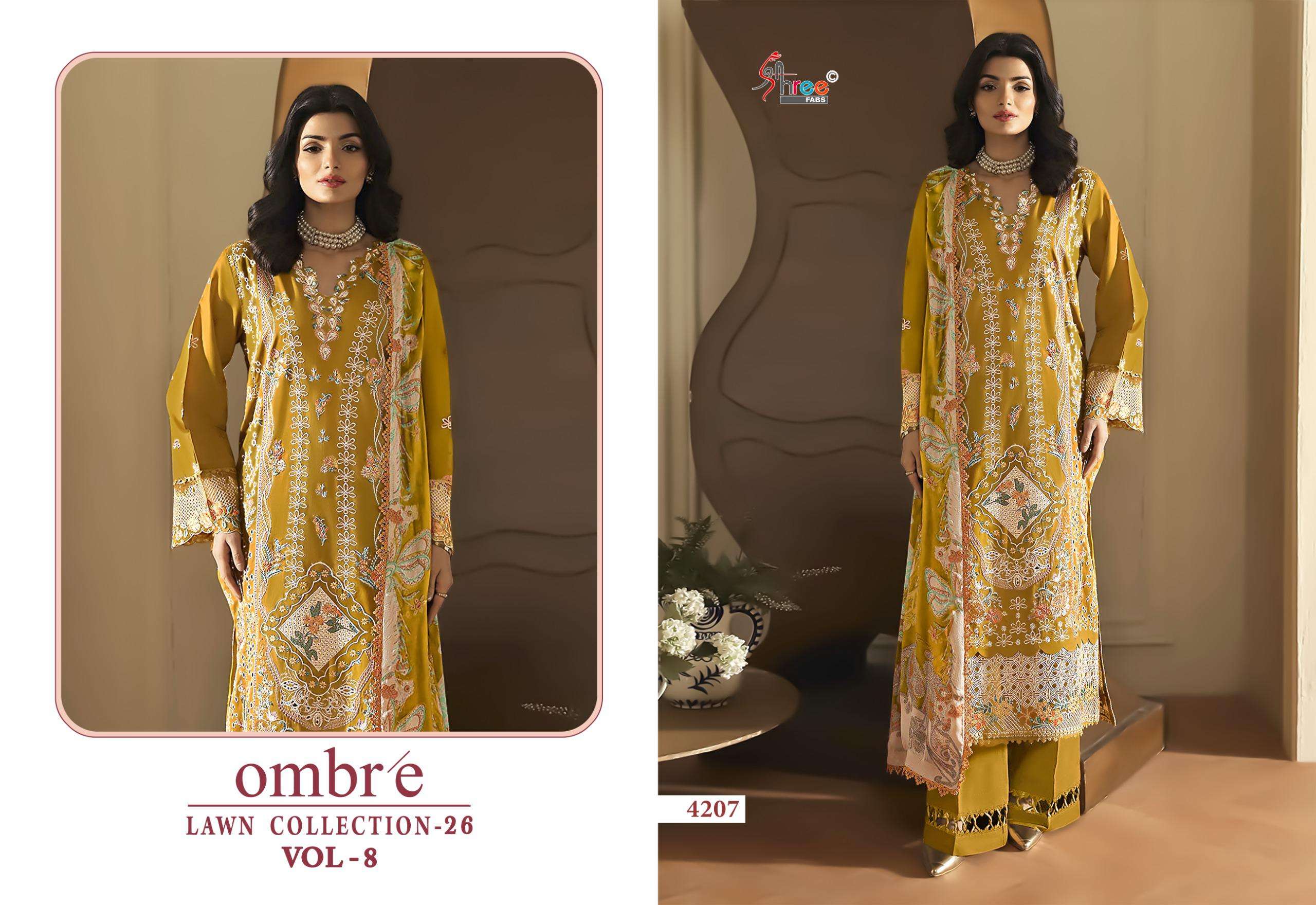 OMBRE LAWN COLLECTION VOL - 08 BY SHREE FABS - 07